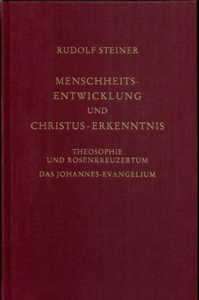 GA 100 Menschheitsentwicklung und Christus-Erkenntnis