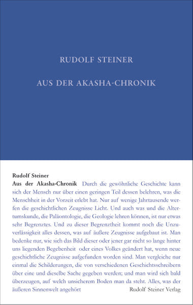 GA 11 Aus der Akasha-Chronik