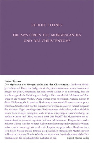 GA 144 Die Mysterien des Morgenlandes und des Christentums