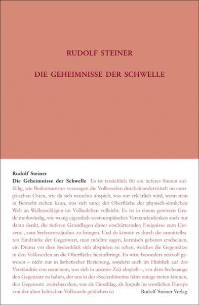 GA 147 Die Geheimnisse der Schwelle: 8 Vorträge, München 1913