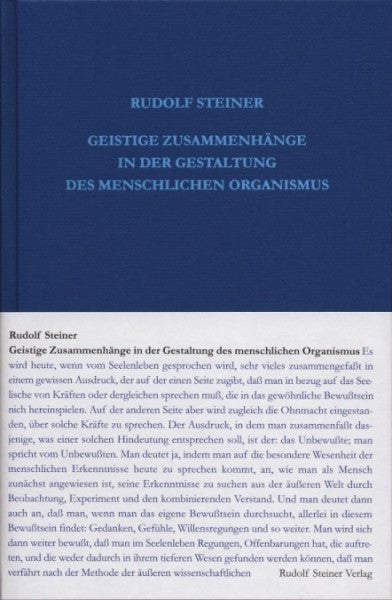 GA 218 Geistige Zusammenhänge in der Gestaltung des menschlichen Organismus