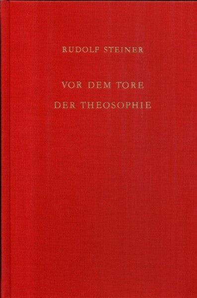 GA 95 Vor dem Tore der Theosophie