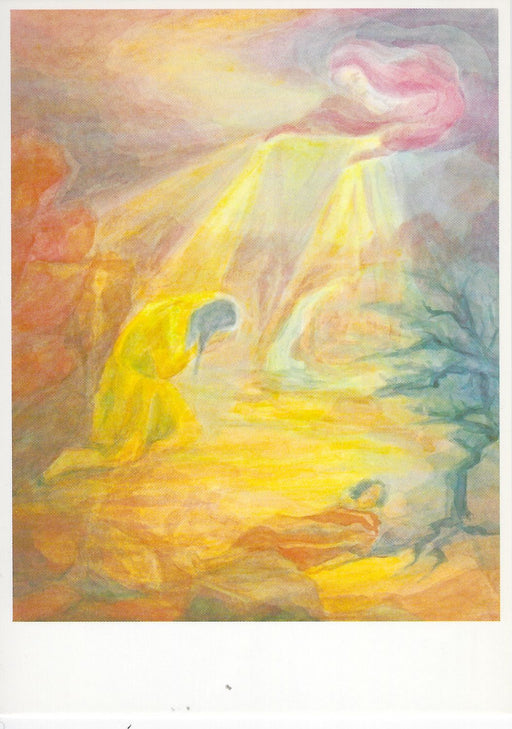 Hagar und Ismael in der Wüste