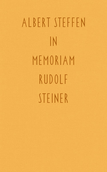 In Memoriam Rudolf Steiner