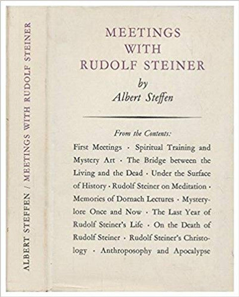 Meetings with Rudolf Steiner