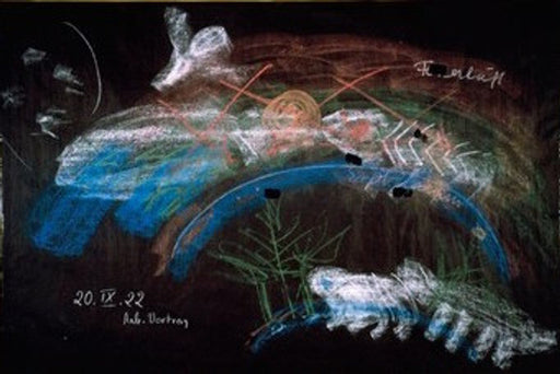 Poster Wandtafelzeichnung - Vortrag vom 20. September 1922, GA 347