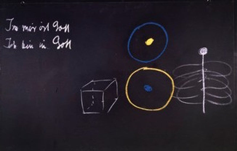 Poster Wandtafelzeichnung - Vortrag vom 5. Juli 1924, GA 317