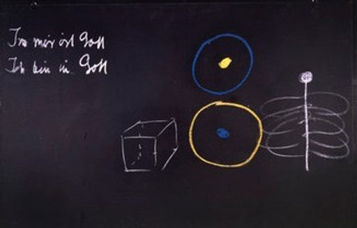 Poster Wandtafelzeichnung - Vortrag vom 5. Juli 1924, GA 317