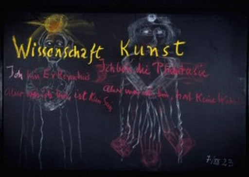 Poster Wandtafelzeichnung - Vortrag vom 7. Dezember 1923, GA 232