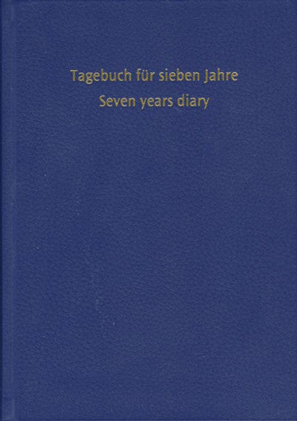 Tagebuch für sieben Jahre (dunkelblau)