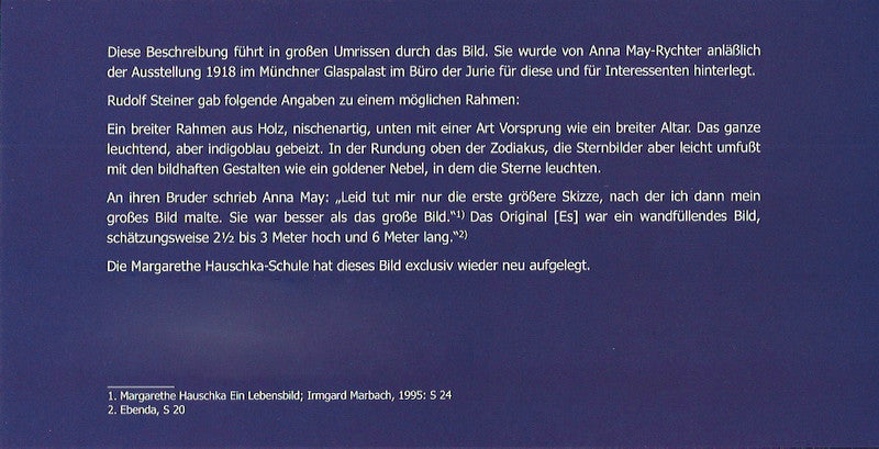 Triptychon- Gral als Aufstellkarte