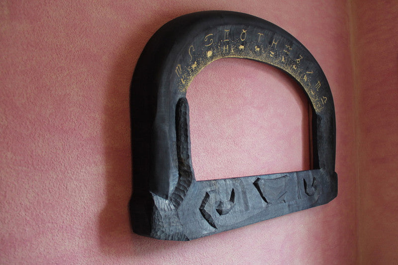 Triptychon Gral Holzrahmen + Bild