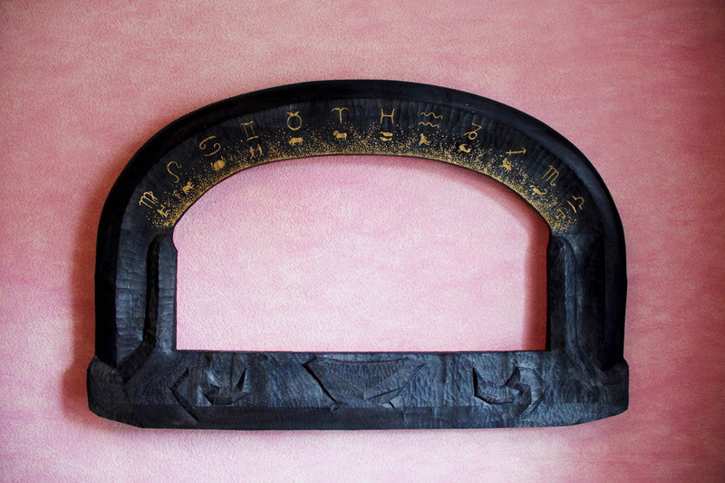 Triptychon Gral Holzrahmen + Bild