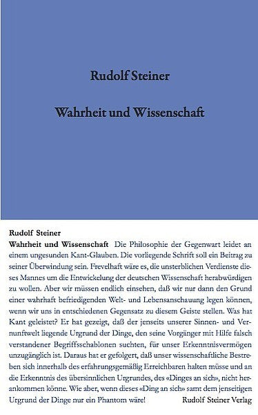 Wahrheit und Wissenschaft